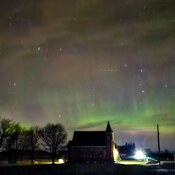 Northern Lights over Oxford County Ontario Canada