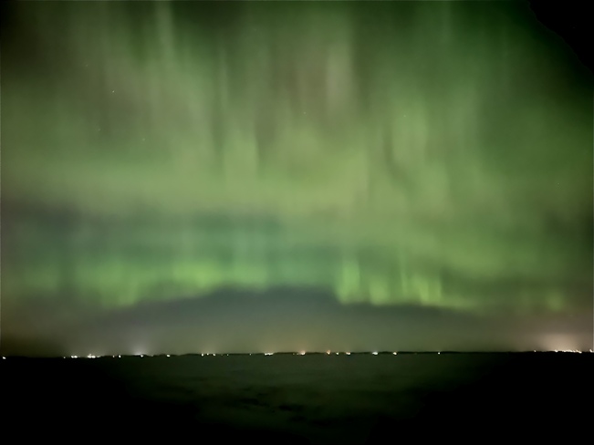 The aurora borealis over Ste.Anne, Manitoba Ste Anne, Manitoba