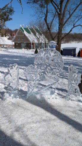 ice sculpture Sherbrooke, QC