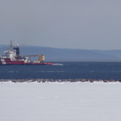 ICEBREAKER S.RISLEY in the BAY