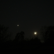 Venus & the moon