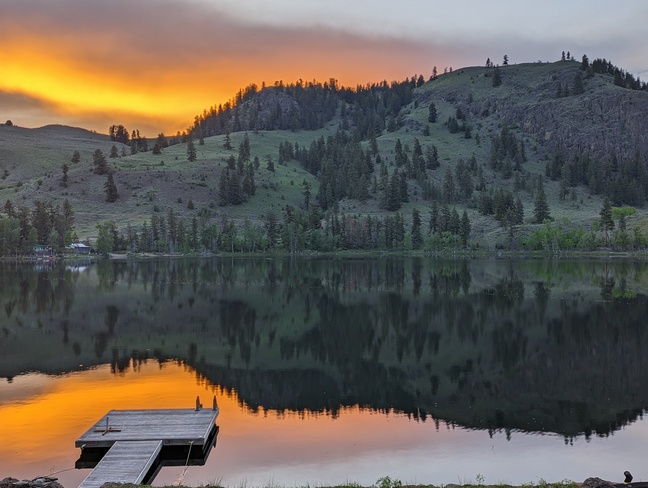 Sunset at Twin Lakes Keremeos Forks 12 & 12A, BC