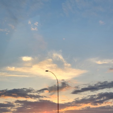 sunset in south edmonton