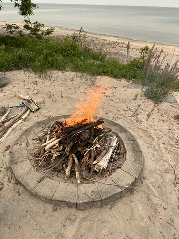 Morning Fire Woodland Beach, Ontario | L0L 1P1