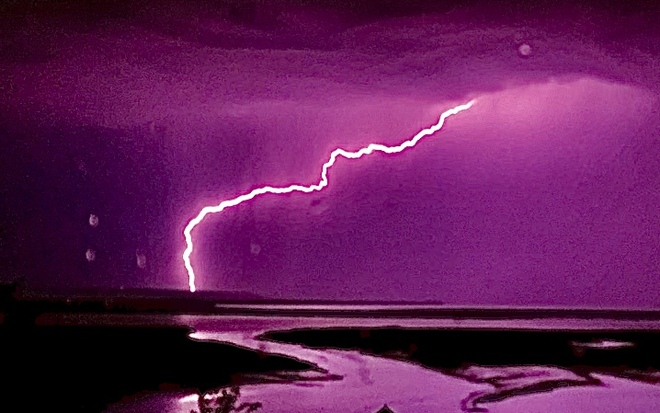 Electrical Storm Wolfville, Nova Scotia