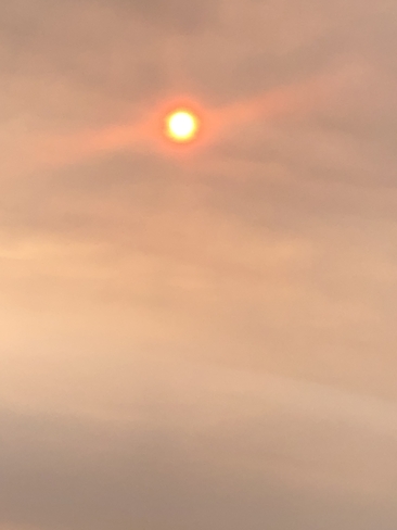 Le soleil en feu les bergeronnes Grandes-Bergeronnes, Québec, CA