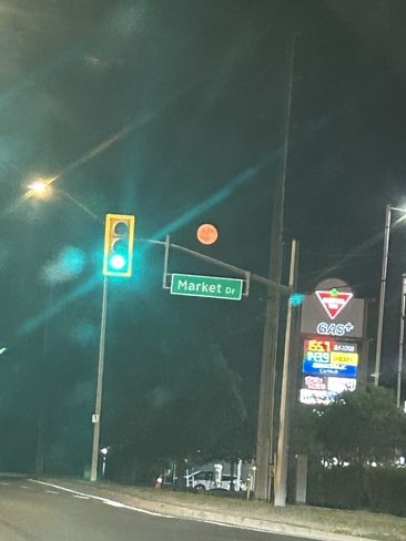Beautiful moon Waterloo, Ontario, CA