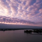 Skies over Sarnia Bay and St. Clair River