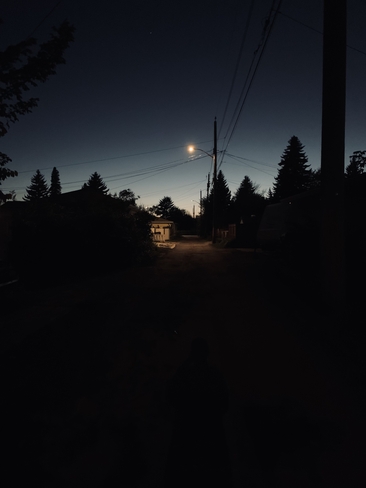 Pretty nighttime shot Edmonton, Alberta, CA