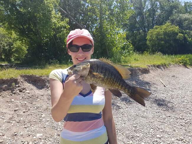 My Daughter's first Smallmouth Brantford, ON