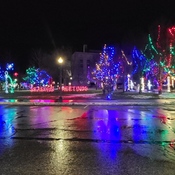 Magical Christmas Lights on the Square in Goderich