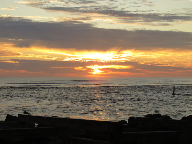 Cool sunrise North Rustico Beach, Prince Edward Island National Park, Gulf Shore Parkway West, North Rustico, Prince Edward Island