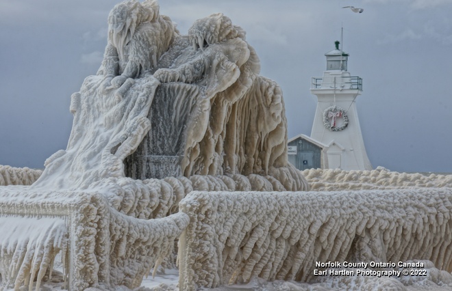 Mother Nature's Sculpture One Year Later Norfolk County, Ontario, Canada