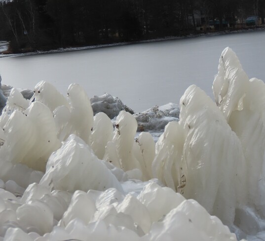 Ice formation Sydney River, Nova Scotia