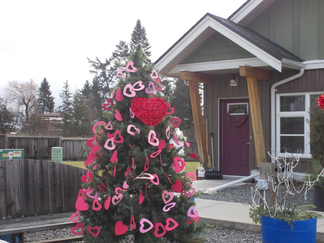 Valentine Tree for our Canadian Vets! Creston, BC