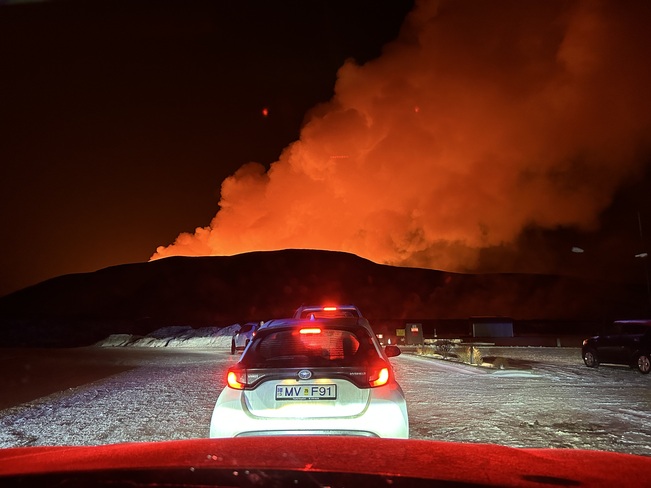 Evacuation from Blue Lagoon Grindavic Iceland Grindavik, Iceland