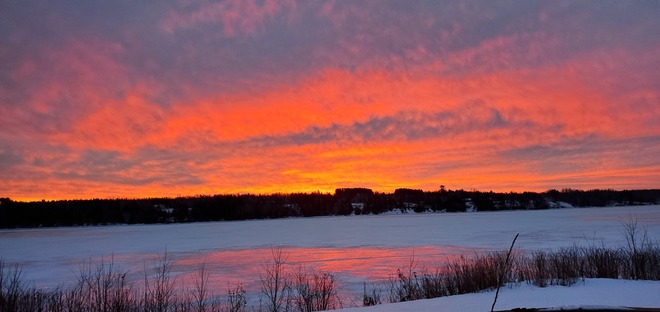 Miramichi sunrise NB-108, Lower Derby, New Brunswick