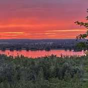 Sunset over the Ottawa River