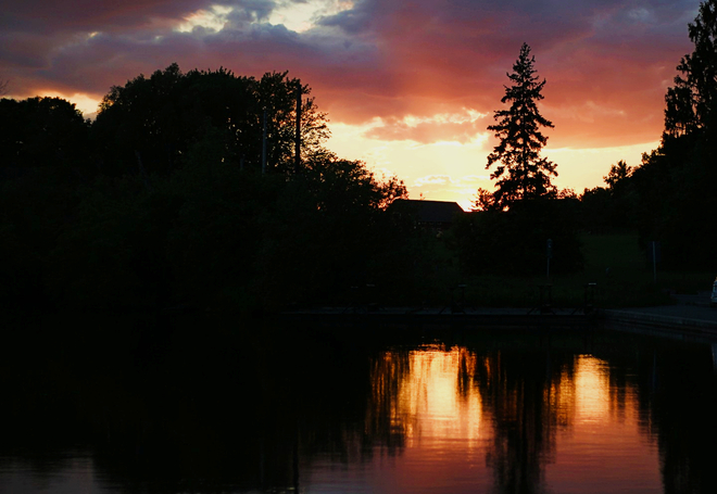 Sunset on the Canal Ottawa, ON