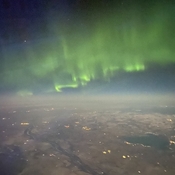 In the sky with the Northern Lights