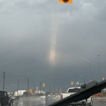 Possible hurricane spotted in Brampton, ON on Tuesday, Feb 27th