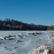 Rivière Chaudière en hiver