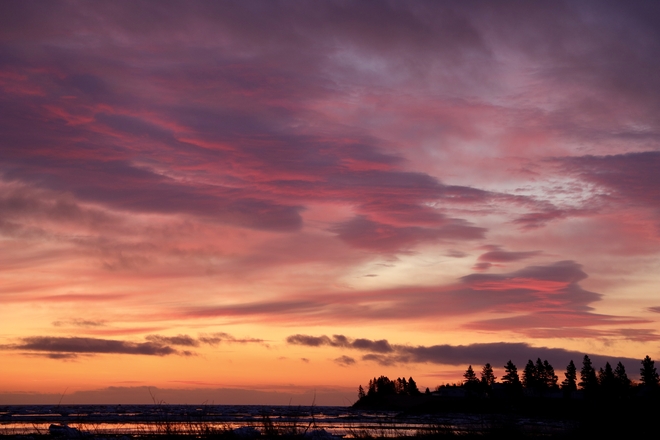 Sky before Sunrise Northport, Nova Scotia, CA