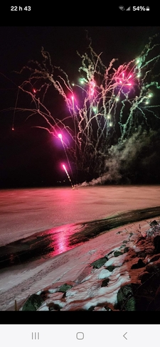 feux sur glace Parc national du Lac-Témiscouata, QC