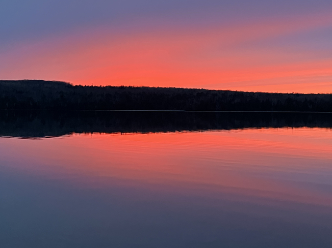 Sunset on sucker lake Assiginack, Ontario | P0P 1N0