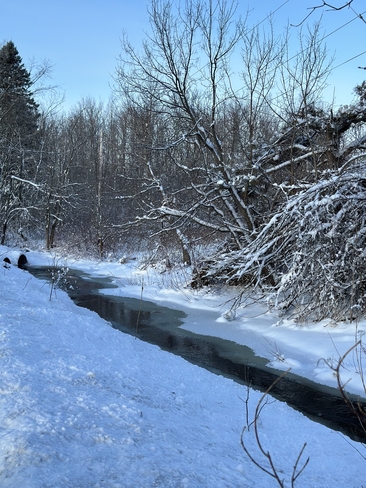 Snowy creek Strathmore, Ontario, CA