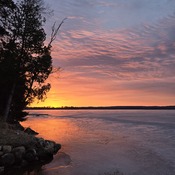Sunrise over Lake Nosbonsing