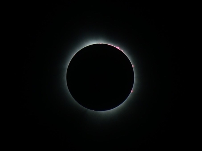 Éclipse 8 avril 2024 Rougemont, Québec, CA
