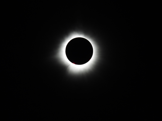 Solar eclipse Fredericton, New Brunswick, CA