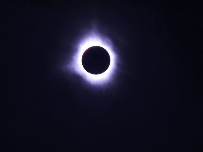 Solar eclipse Fredericton, New Brunswick, CA