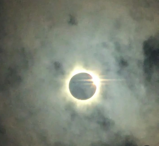 Solar eclipse Brampton, Ontario, CA