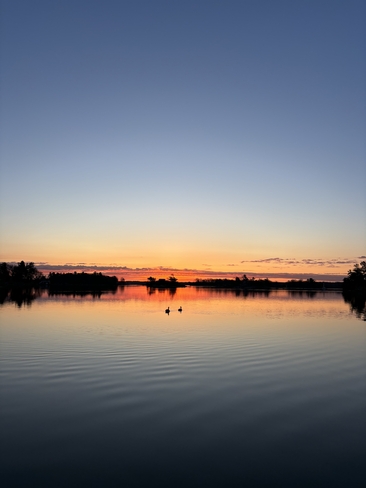 St Lawrence sunrise Brockville, Ontario, CA