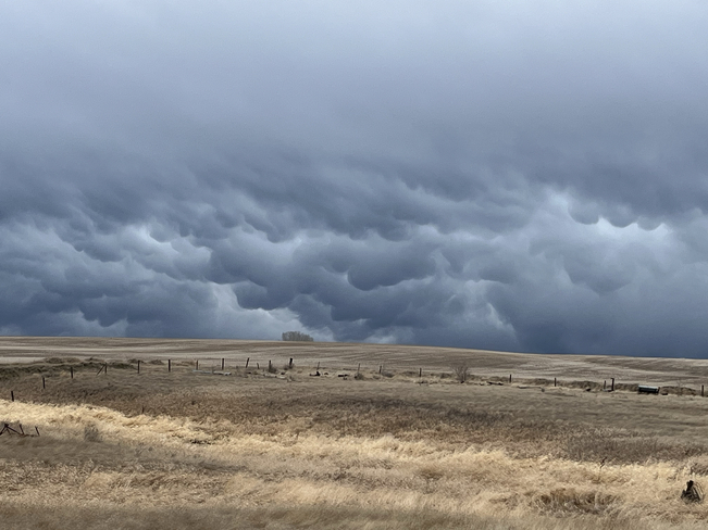 Saskatchewan clouds Morse, Saskatchewan, CA