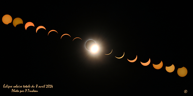 Eclipse solaire du 8 avril 2024 à Saint-Jean sur Richelieu Saint-Jean-sur-Richelieu, QC