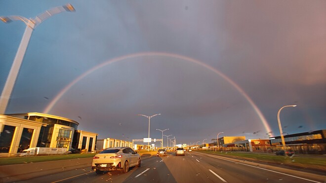 Rainbow over Montreal Montréal, QC
