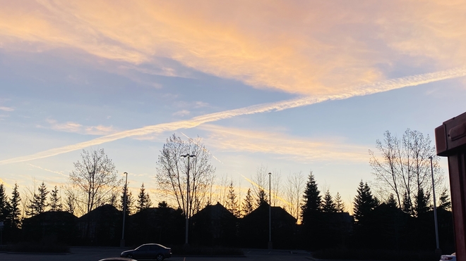 The sunrise this morning Ottawa, Ontario, CA