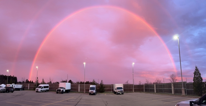 Full Rainbow Aurora, Ontario, CA