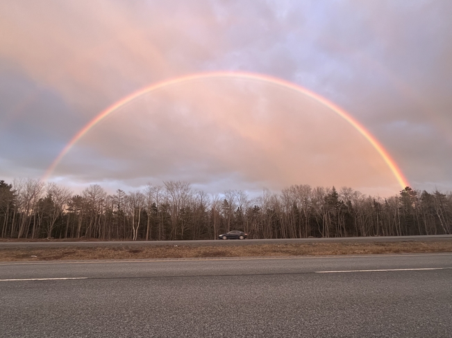 Double Rainbow Fall River, Nova Scotia, CA