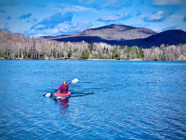 First paddle of the season Mont-Tremblant, Quebec, CA