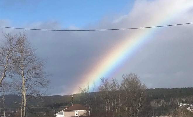 After the storm rainbow Lethbridge, Newfoundland and Labrador, CA