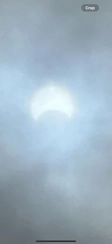 Partial Solar Eclipse Winnipeg, Manitoba, CA