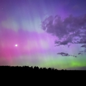 Beautiful Aurora Borealis Sky