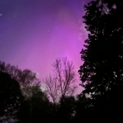 Northern lights view from Orillia