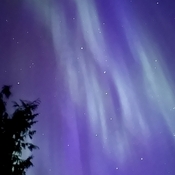 Big Dipper and Northern Lights