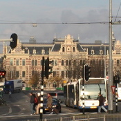 Central Station Square in Amsterdam