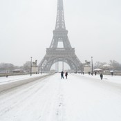 rare ...et silencieux : Paris sous la neige